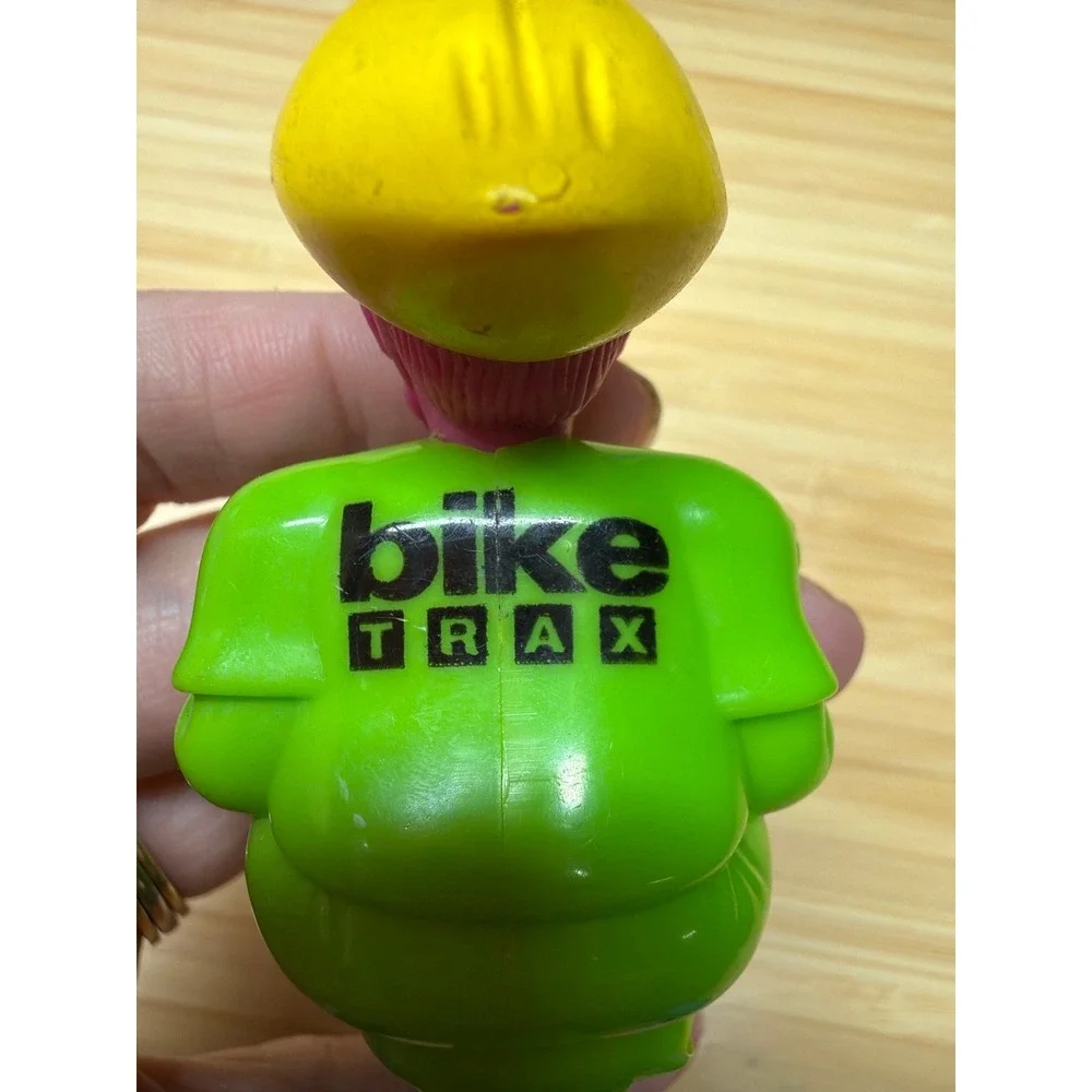 1995 Wendy's Bike Trax Bicycle Rider Toy Trike Figure Works Vintage